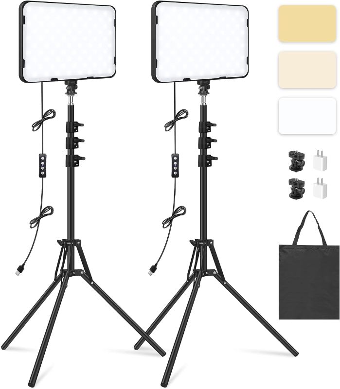 Photo 1 of LED Video Lighting Kit 2 Pack