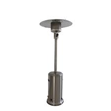 Photo 1 of (SEE PHOTOS ) Sunjoy 47,000 BTU Avanti Outdoor Portable Propane Heater for Patio and Garden with Safety Auto Shut Off Valve and Wheels, Silver
