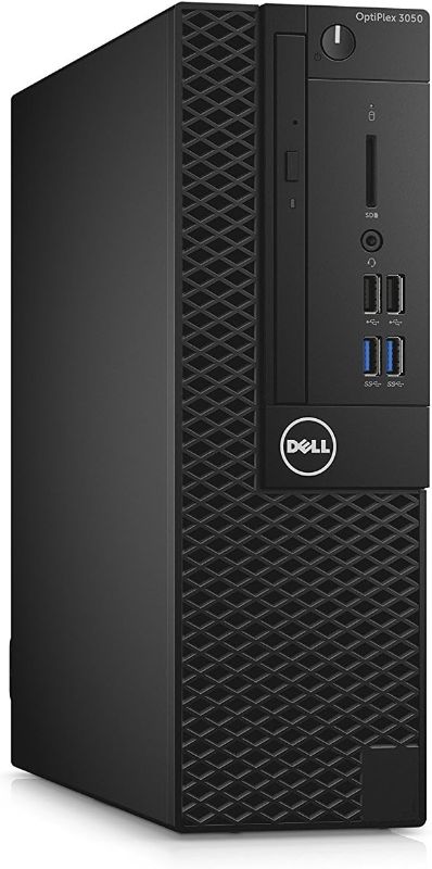 Photo 1 of Dell 99K5T OptiPlex 3050 Small Form Factor Desktop Computer, Intel Core i5-7500, 8GB DDR4, 256GB Solid State Drive, Windows 10 Pro
