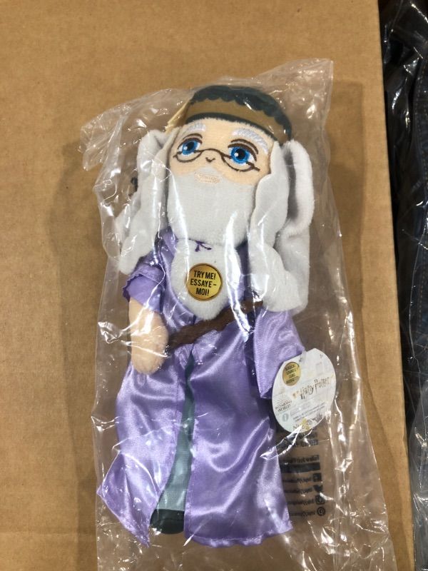 Photo 2 of Harry Potter™ 8-Inch Spell Casting Wizards Professor Albus Dumbledore™Small Plush with Sound Effects, by Just Play