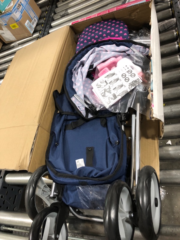 Photo 3 of Bayer Dolls: Pram Mega Set, Easily Adaptable to Your Child's Height, Pram is Suitable for Dolls up to 18", Sleeping Bag & Travel Bag Suitable for Dolls Up to 16"