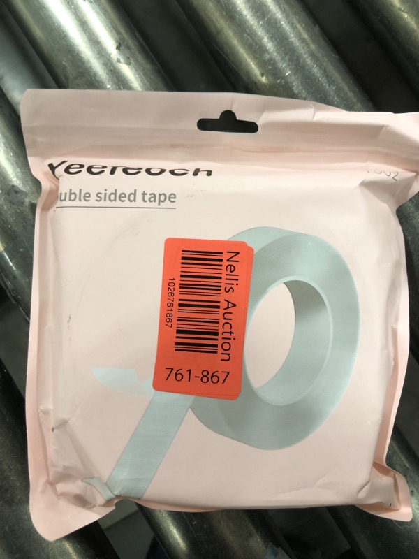 Photo 1 of Yeefeoch Double Sided Tape Heavy Duty, Adhesive mounting Picture Hanging Strips Adhesive DIY Nano Tape for Wall Heavy Tape, T002 ?Double Sided Tape Heavy Duty (M, 0.07 in*1.18 in*10 Feet)