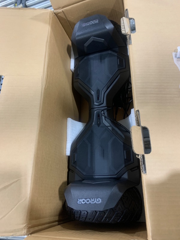 Photo 2 of Gyroor Warrior 8.5 inch All Terrain Off Road Hoverboard with Bluetooth Speakers and LED Lights, UL2272 Certified Self Balancing Scooter 1-black