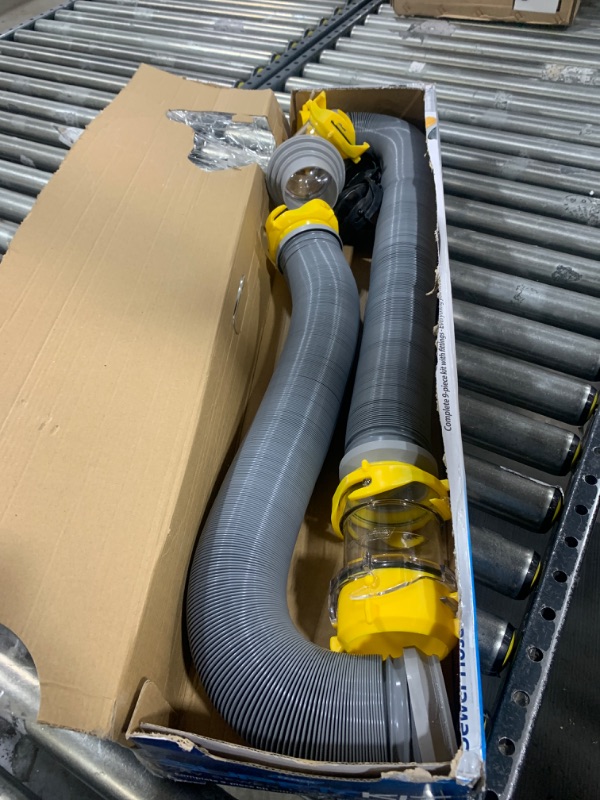 Photo 1 of Camco 39659 Super Kit RV Sewer Hose Kit - 20' , Gray