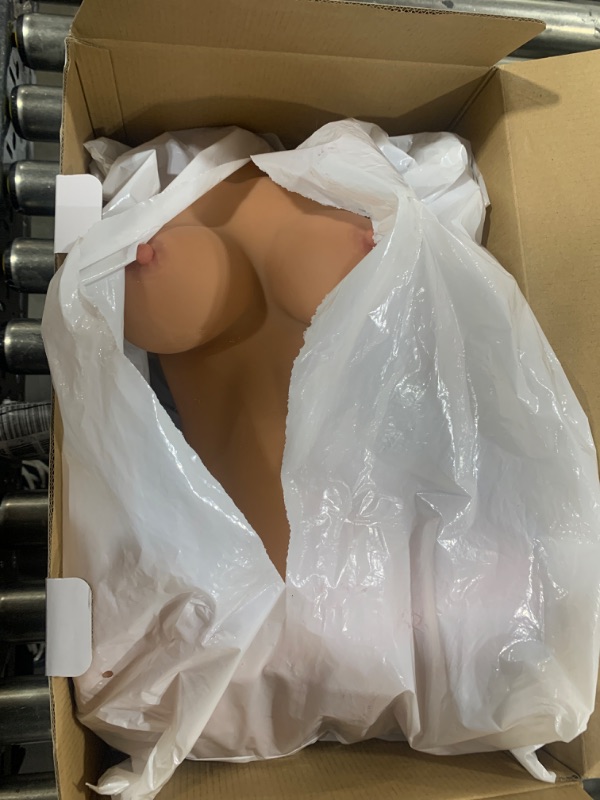 Photo 3 of 19.8LB Sex Doll for Men with Torso and Big Boobs,Brown- Masturbator Toy for Vagina Anal Breast Play Wheat