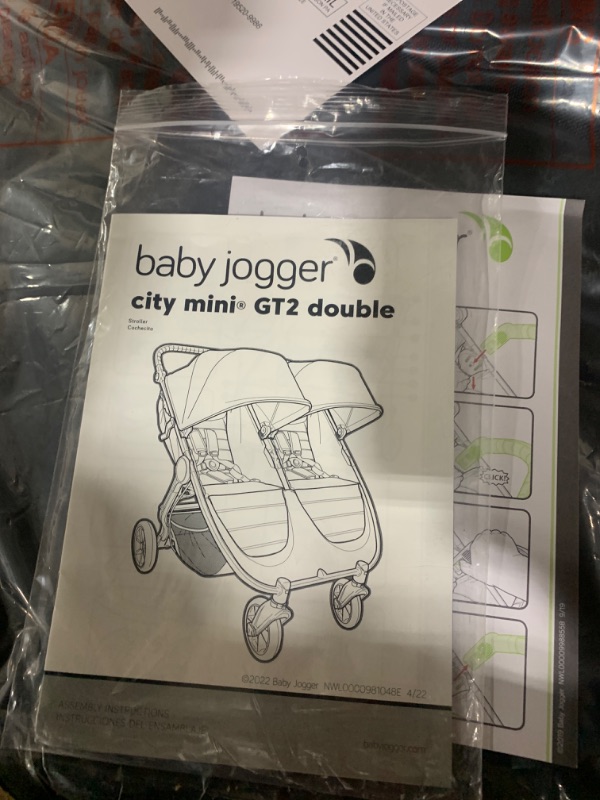 Photo 3 of Baby Jogger City Mini GT2 All-Terrain Double Stroller, Pike
