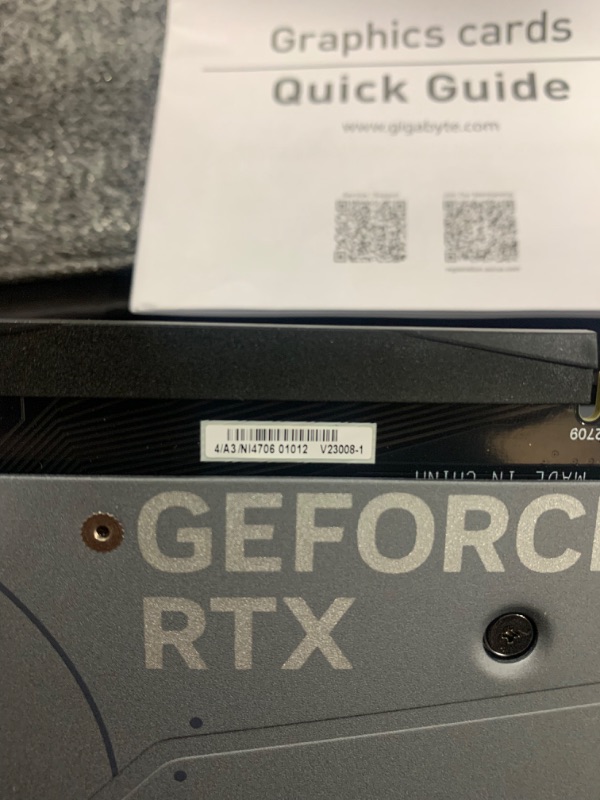 Photo 3 of GIGABYTE GeForce RTX 4070 Eagle OC 12G Graphics Card, 3X WINDFORCE Fans, 12GB 192-bit GDDR6X, GV-N4070EAGLE OC-12GD Video Card