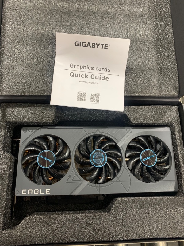 Photo 2 of GIGABYTE GeForce RTX 4070 Eagle OC 12G Graphics Card, 3X WINDFORCE Fans, 12GB 192-bit GDDR6X, GV-N4070EAGLE OC-12GD Video Card