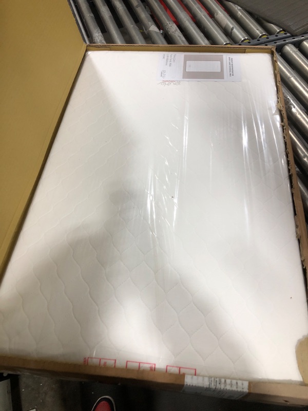 Photo 2 of Babyletto Pure Core Mini Crib Mattress, Hybrid Waterproof Cover, Lightweight, Greenguard Gold Certified