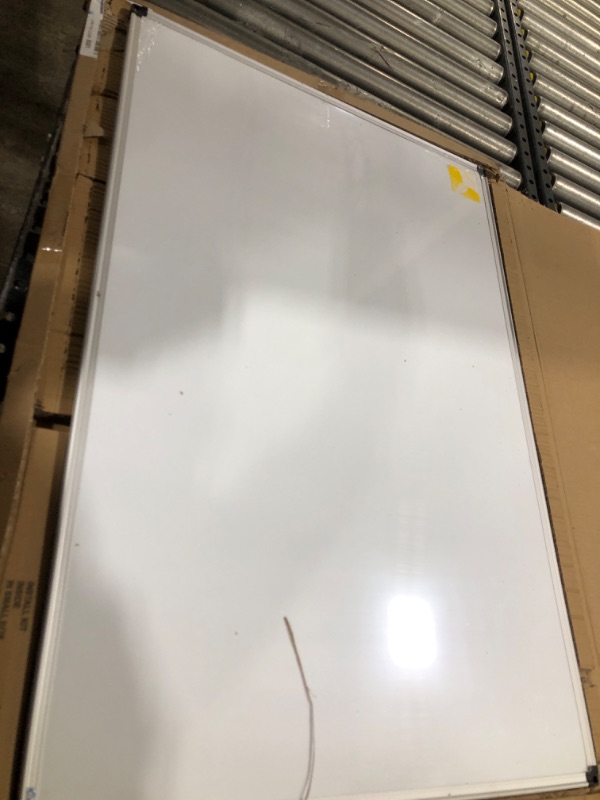 Photo 1 of XBoard Magnetic Dry Erase Board/Whiteboard, 36 X 24 Inches, Double Sided White Board,1 Dry Eraser & 3 Dry Erase Markers & 4 Push Pin Magnets 36" x 24"