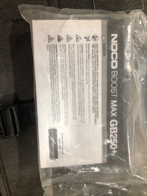 Photo 3 of NOCO Boost Max GB250 5250 Amp 12-Volt UltraSafe Portable Lithium Jump Starter Box, Battery Booster Pack, and Commercial Jumper Cables for Gasoline and Diesel Engines Up to 16-Liters