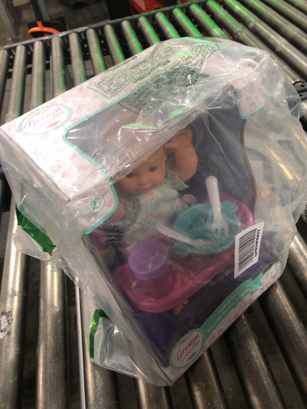Photo 1 of 13'' Baby Doll In A Carrier With Realistic Crying & Laughing Sounds Pacifier & Bottle