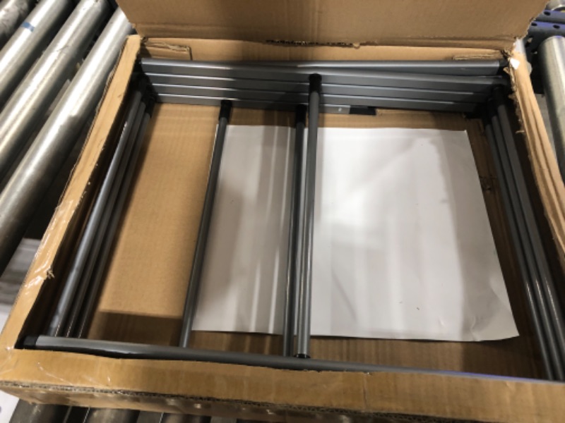 Photo 1 of Vivianrack Clothes Drying Rack, 3-Tier Foldable Iron Laundry Rack, Double rust prevention,40.5*28.7*14.5in Household Outdoor Movable and Expandable Laundry Rack, Dry and Hang Clothes,NO Installation