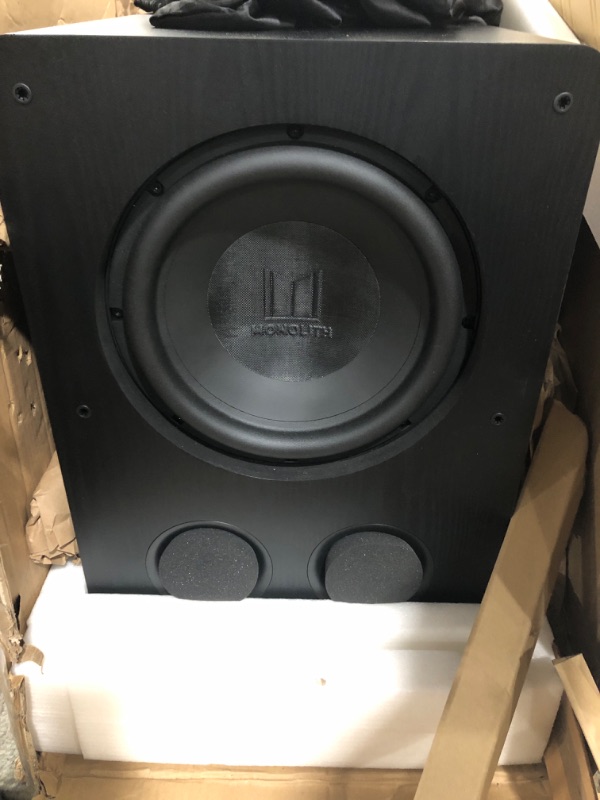 Photo 2 of Monolith by Monoprice M-12 V2 12in THX Certified Ultra 500-Watt Powered Subwoofer