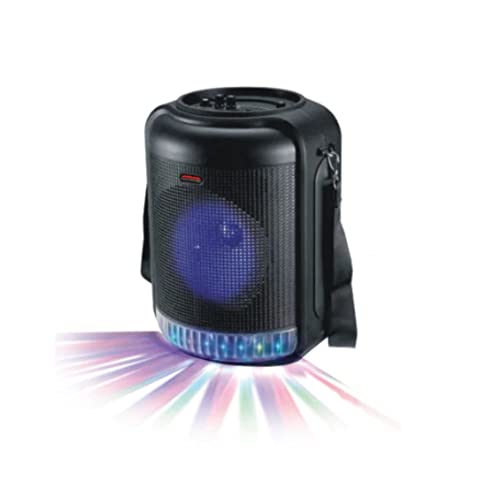 Photo 1 of Max Power PA Speaker – CH8801 Pulse 8 Bluetooth Speaker - PA System with Mic & Speaker - Portable Speaker with Rechargeable Battery, Flashing Light,
