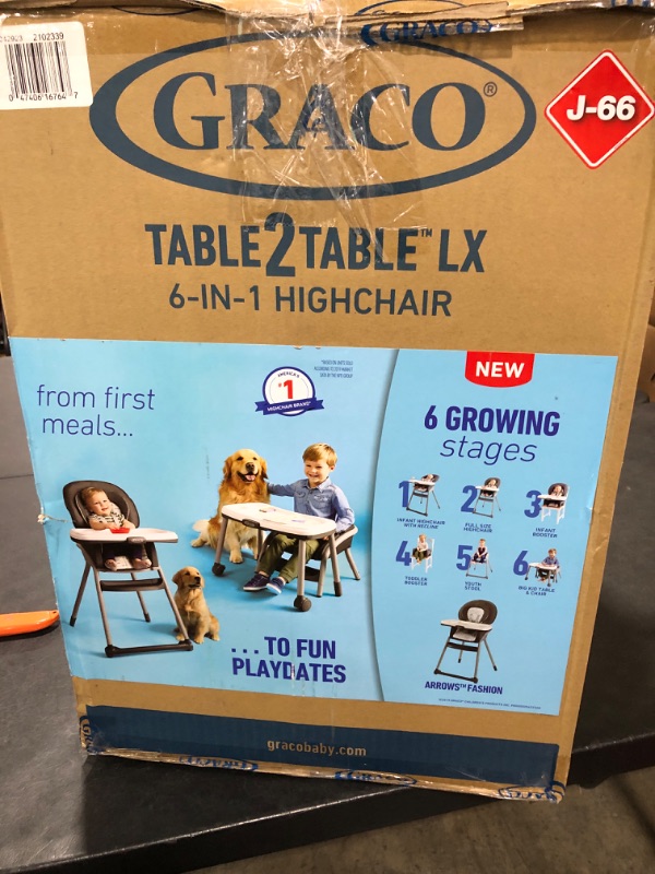 Photo 2 of Graco Table2Table LX 6-in-1 Highchair, Arrows