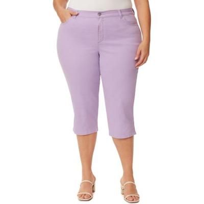 Photo 1 of Gloria Vanderbilt Women's Plus Size Amanda Color Capri Pants, 18W