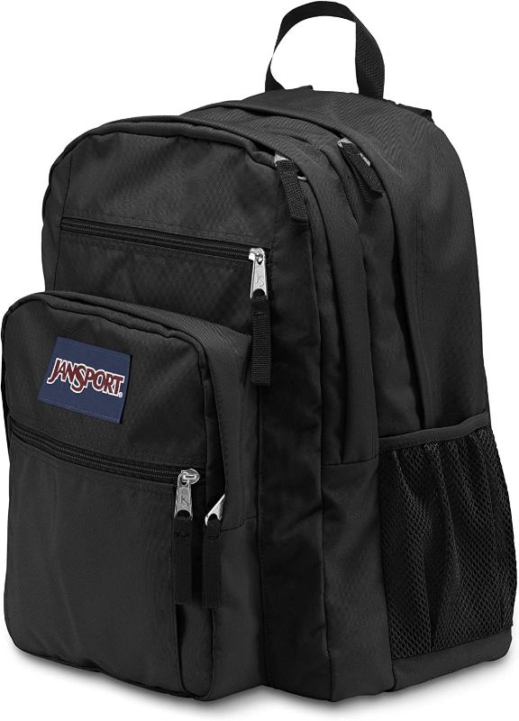 Photo 1 of JanSport unisex-adult Big Student (Black logo Blue, One Size)
