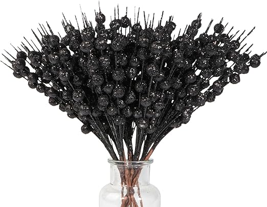 Photo 1 of 12pcs Multi-Colored Berry Branches (Black)