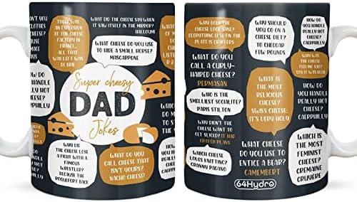 Photo 1 of 64HYDRO 11oz Father Gift Father Jokes Dad Gifts Ceramic Coffee Cup - Full Color Ceramic Mug - DNGB0712002Z