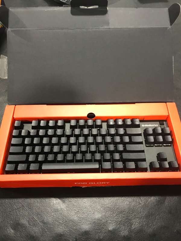 Photo 1 of Apex 9 TKL Wired OptiPoint Adjustable Actuation Switch Gaming Keyboard with RGB Lighting