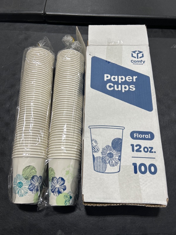 Photo 1 of 100 12OZ PAPER CUPS