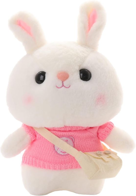 Photo 1 of 88xiaoyun Bunny Stuffed Animal Plush Toys, Easter Rabbit, Bunny Doll, Gift for Kids, Rabbit Pillow, Cute Rabbit with Messenger Bag 