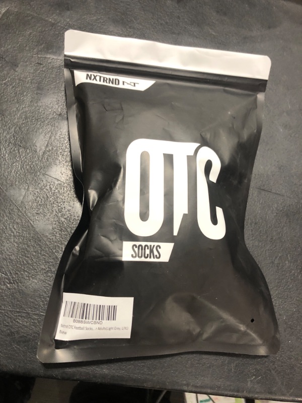 Photo 1 of Nxtrnd Multi-Sport Tube Socks, Baseball Socks, Softball Socks Large Light Grey