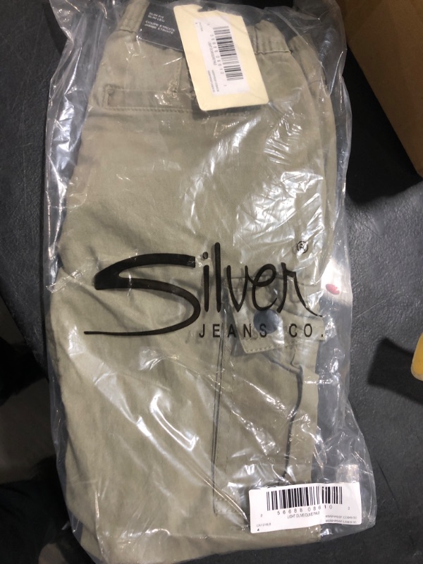 Photo 2 of Silver Jeans Co. Boys' Cai1216 4-5 Slim Light Olive