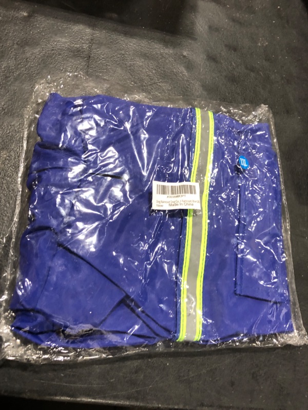 Photo 1 of 2xl blue raincoat for dog 