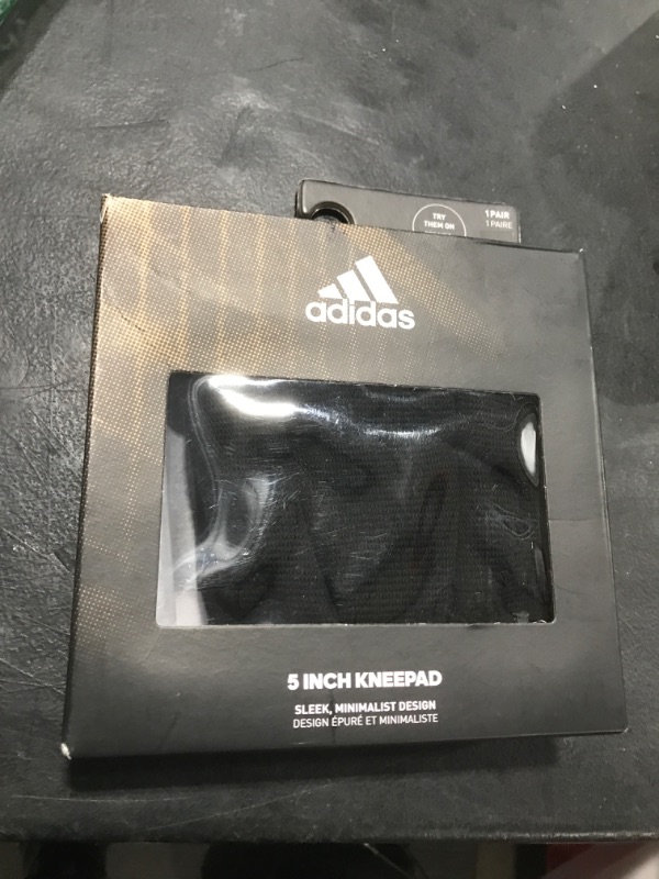 Photo 2 of adidas Youth 5 Inch Knee Pad Black/White Large