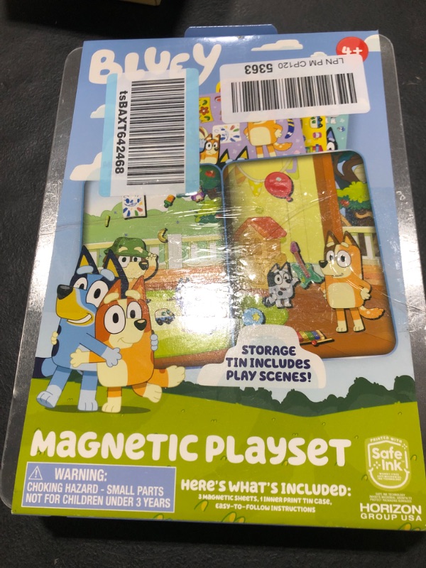 Photo 1 of Bluey Magnetic Playset, Magnet Activity Toys, Great Birthday Parties, at-Home Activities, or Screen-Free Fun, Perfect Travel or Road Trip, Hours of Fun for Kids Ages 3, 4, 5, 6, Multicolor