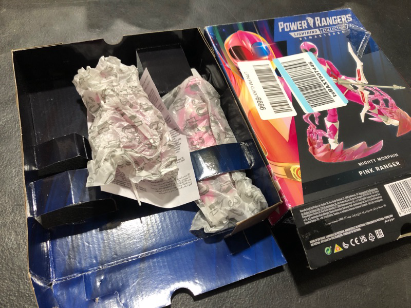 Photo 1 of Power Rangers Lightning Collection Remastered Mighty Morphin Pink Ranger 6-Inch Action Figure, Toys for Boys and Girls Ages 4 and Up