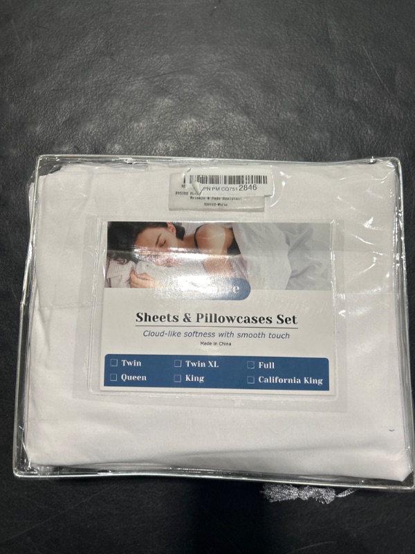Photo 1 of BYSURE FULL SHEETS AND PILLOWCASES SET
