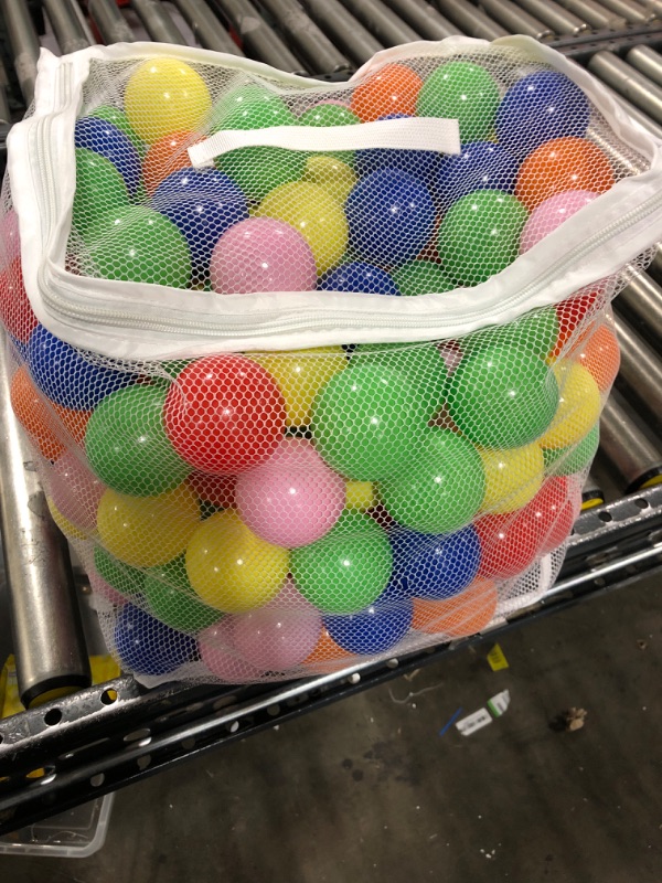 Photo 1 of bag of balls 