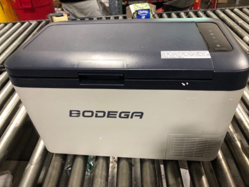 Photo 2 of BODEGA 12 Volt Car Refrigerator, 27 Quart (25L) Car Fridge Portable Freezer (-4?-68?), Electric Cooler for Vehicles, Truck, RV, Camping, Travel and Home Use -12/24V DC & 100V-240V AC, WIFI APP Control 27 Quart (Navy Blue)