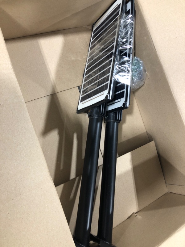 Photo 1 of 2PCS Solar Flood Street Light Outdoor, 150W Dusk to Dawn Solar Light IP66 Waterproof Solar Security Light Motion Sensor with Remote Control for Basketball Court, Parking Lot, Garden, Street, Pathway