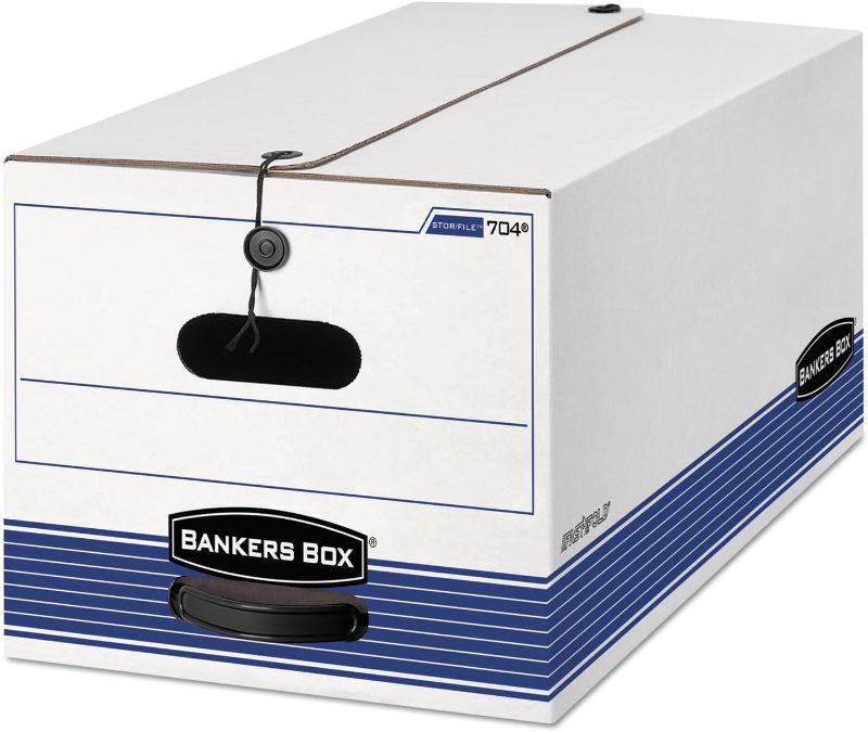 Photo 1 of Bankers Box STOR/FILE Medium-Duty Storage Boxes, FastFold, ,