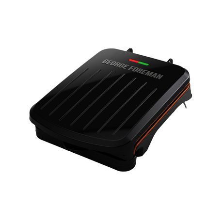 Photo 1 of 100459 George Foreman 2-Serving Classic Plate Electric Grill, Black
