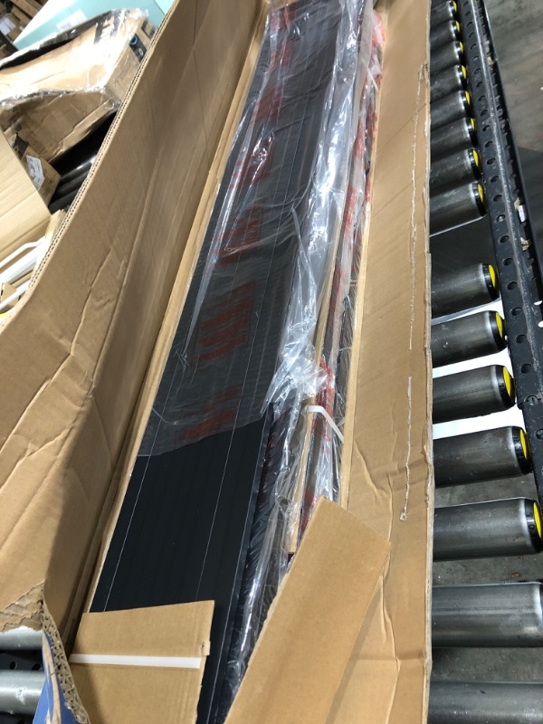 Photo 1 of MAF 14 Inch Queen Metal Platform Bed Frame with Round Corner Legs, 3000 LBS Heavy Duty Steel Slats Support, Noise Free, No Box Spring Needed, Easy Assembly