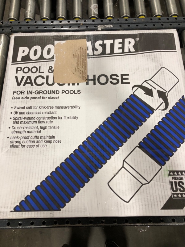 Photo 2 of Poolmaster 33430 Heavy Duty In-Ground Pool Vacuum Hose With Swivel Cuff, 1-1/2-Inch by 30-Feet,Neutral 30-Feet Hose