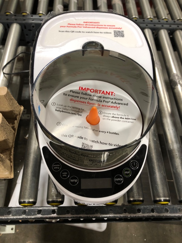 Photo 1 of New and Improved Baby Brezza Formula Pro Advanced Formula Dispenser Machine - Automatically Mix a Warm Formula Bottle Instantly - Easily Make Bottle with Automatic Powder Blending