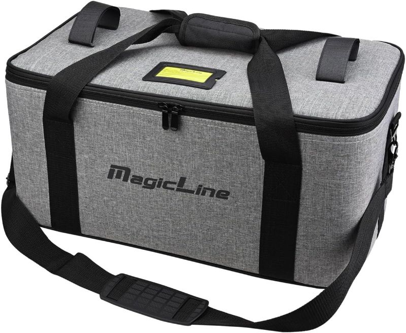 Photo 1 of MagicLine Portable Photo Studio Equipment Bag 21.7"x12.6"x10.6",Semi Rigid Sturdy Camera Carrying Case for Studio Strobe Flash Monolight and Accessories