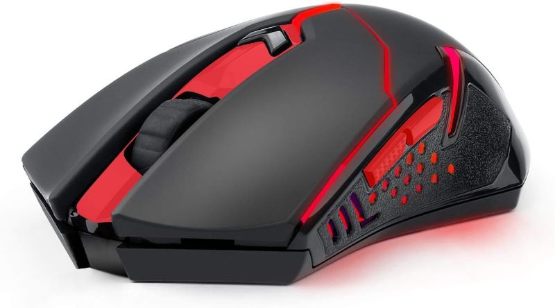 Photo 1 of Redragon M601 Wireless Gaming Mouse 2.4GHz, red led, 3200 DPI,6 Buttons Wireless Gaming Mouse 