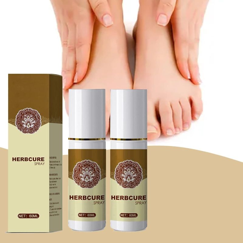 Photo 1 of 2Pcs Athletes Foot Spray, Feet Spray, Natural Ingredients Athletes Foot Treatment, Foot Peeling Spray, Fast & Effectively Foot Odor Eliminator for Women Men(60ml) 