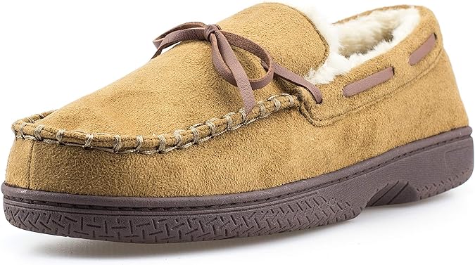 Photo 1 of ArcticShield Mens Memory Foam Indoor/Outdoor Durable Comfortable Slip On Moccasin Slippers SIZE 9 