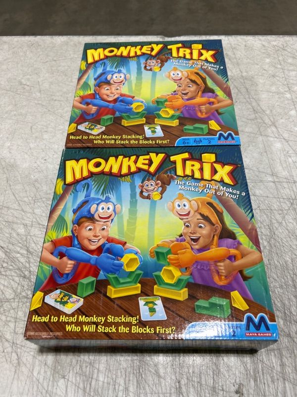 Photo 1 of 2 PACK - Maya Games - 34150 Monkey Trix - Family Board Game
