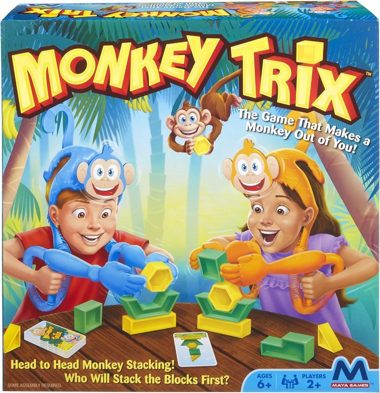 Photo 1 of 2 PACK - Maya Games - 34150 Monkey Trix - Family Board Game
