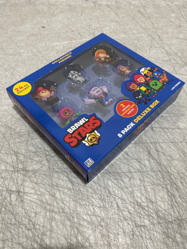 Photo 2 of Brawl Stars Collectible Figures | 8 Brawl Stars Toys Out of 24 Collectibles in 1 Pack | 1 Rare Mystery Figure | Officially Licensed - Figurines, Party Supplies, Gift for Video Gamer 