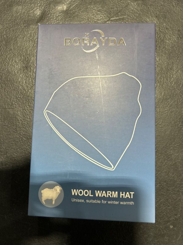 Photo 1 of BORAYDA Wool Beanie hat, Outdoor Homes and Gifts - Neutral (Black)